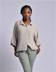 MADE IN ITALY BROWN  BLOUSE 