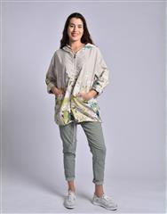 MADE IN ITALY BEIGE LIME JACKET