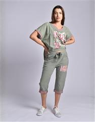 MADE IN ITALY OLIVE PANTS