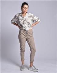 MADE IN ITALY BROWN BUTTON PANTS