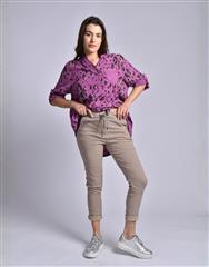 MADE IN ITALY BROWN DRAWSTRING PANTS 