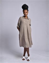 MADE IN ITALY BROWN SHORT DRESS