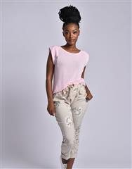 MADE IN ITALY BEIGE GREY PANTS 