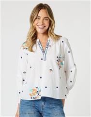 GORDON SMITH MULTI WHITE BIRDIE SHIRT