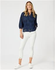 GORDON SMITH WHITE  FLEUR PANTS 