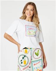 THREADZ WHITE AMALFI TEE 