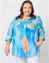 THREADZ BLUE GRAZIA SHIRT
