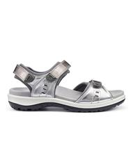 HOTTER SILVER PEWTER WALK SANDAL 