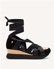 GIOSEPPO BLACK CORNVILLE ESPADRILE 