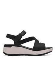 PAULA URBAN BLACK SPORTY WEDGE 