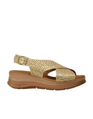 PAULA URBAN PLATINO LOW WEDGE SANDAL