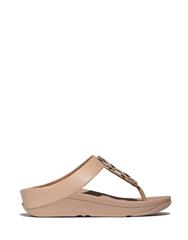 FIT FLOP BEIGE FINO CRYSTAL -CHAIN SANDAL 