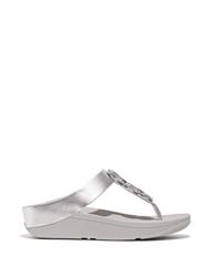 FIT FLOP SILVER FINO CRYSTAL -CHAIN SANDAL 