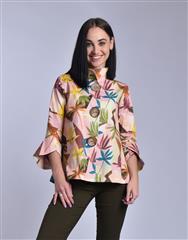 JOLIE PINK MULTI BUTTON UP JACKET