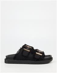 BUTTERFLY FEET BLACK MARINA SANDAL