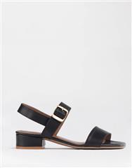 FROGGIE BLACK BLOCK HEEL SLINGBACK SANDAL 