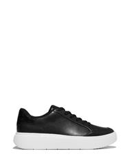 FIT FLOP BLACK- BACKTAB SEQUIN LEATHER SNEAKER