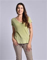 MADE IN ITALY LIGHT GREEN TOP