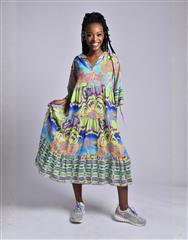 MADE IN ITALY MULTI LONG DRESS