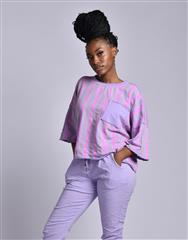 MADE IN ITALY PURPLE PINK TOP