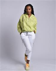 MADE IN ITALY WHITE BUTTON PANTS