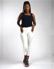JOLIE 3/4-LENGTH PANTS - WHITE