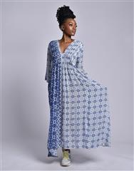 JOLIE BLUE WHITE  ELAINE DRESS