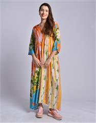 JOLIE ORANGE PINK ELAINE DRESS 