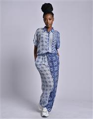 JOLIE BLUE WHITE CORA PANTS