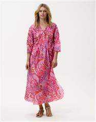 ONE SEASON PINK SWIRL MERIDA DRESS 