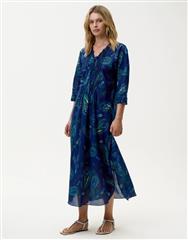 ONE SEASON NAVY PAISLEY  HANALEI DRESS 