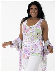 CALYPSO FLORA  V-NECK CAMI 