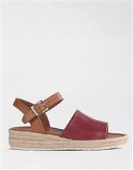 FROGGIE RED MULTI ESPADRIL SANDAL 