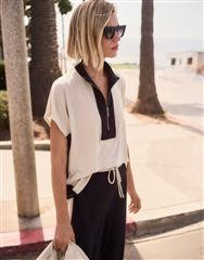 JOSEPH RIBKOFF MOONSTONE BLACK LDS TOP 