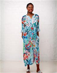 ICONIC TURQUOISE DOT JUBILEE DRESS 