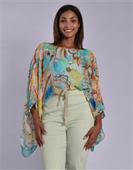 MADE IN ITALY BATWING MULTI  TOP 