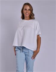 MADE IN ITALY WHITE BLOUSE 