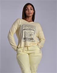 MADE IN ITALY YELLOW KNIT TOP