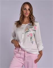 MADE IN ITALY WHITE BLOUSE 