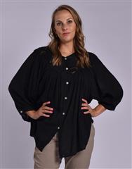 MADE IN ITALY BLACK BLOUSE