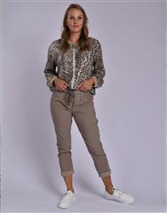 MADE IN ITALY LIGHT BROWN  BUTTON PANTS 