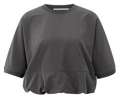 YAYA OYSTER BLACK BALLOON TOP