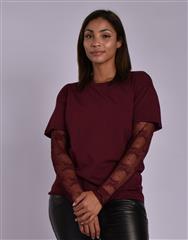 MADE IN ITALY MAROON TOP