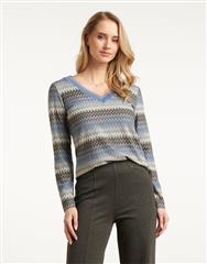 SMASHED LEMON LIGHT BLUE GREY TOP 