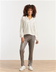 SMASHED LEMON SILVER GREY PANTS