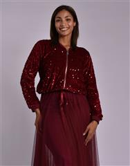 MADE IN ITALY MAROON JACKET 