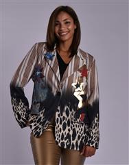 MADE IN ITALY BROWN LEOPARD JACKET 