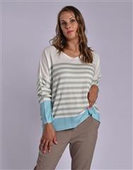 MADE IN ITALY WHITE GREEN TOP 