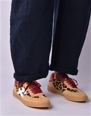 JULZ RED LEOPARD LUMI SNEAKER