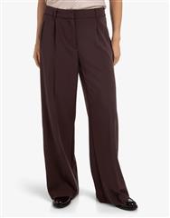 YAYA FUDGE PURPLE WOVEN TROUSERS 